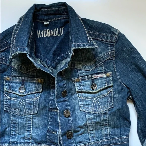 Hydraulics Cropped Denim Jacket - Picture 4 of 9